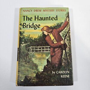 Vintage Nancy Drew #15 Haunted Bridge 1962 Original Text‎ Book Club Edition